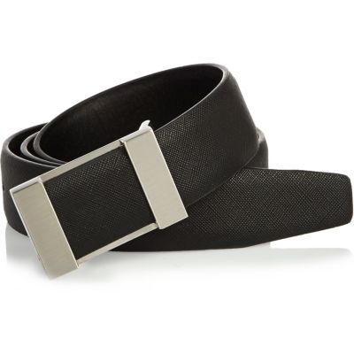 Black plated buckle belt